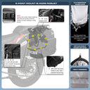 Expandable Waterproof Motorcycle Side Bag