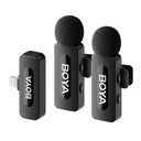 BOYA BY V3 Wireless Lavalier Microphone For iPhone Android Smartphones Streaming