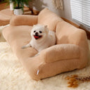 Cat Sofa Bed Plush Dog Sofa Beds Washable Warm Nest