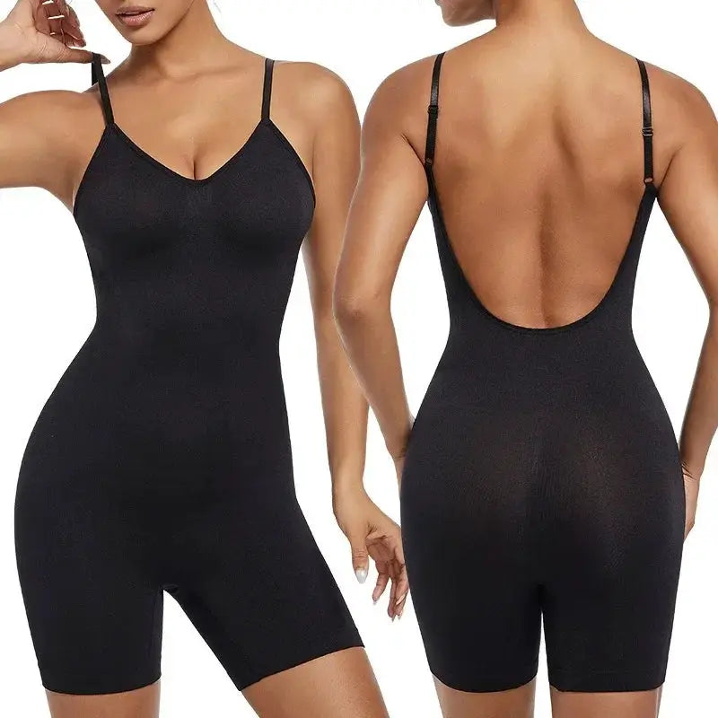 Seamless Backless Push Up Bodysuit For Ultimate Curves