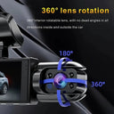 1080P Dash Cam For Drivers Front Cabin Wide Angle Recording