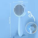 Pet Grooming Combo Self-Cleaning Slicker Dog Brush Tool