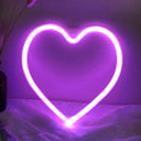 Enchanting Neon Butterfly Heart LED Wall Light Decor for Kids