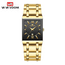 Luxury Black Gold Men's Business Watch Sleek Executive Timepiece