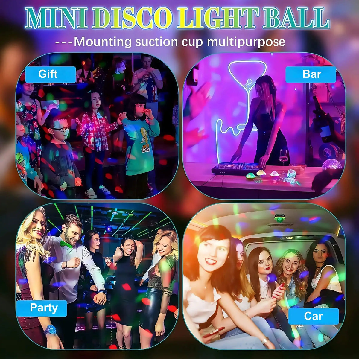 Rechargeable Wrist Disco Light — product view 6