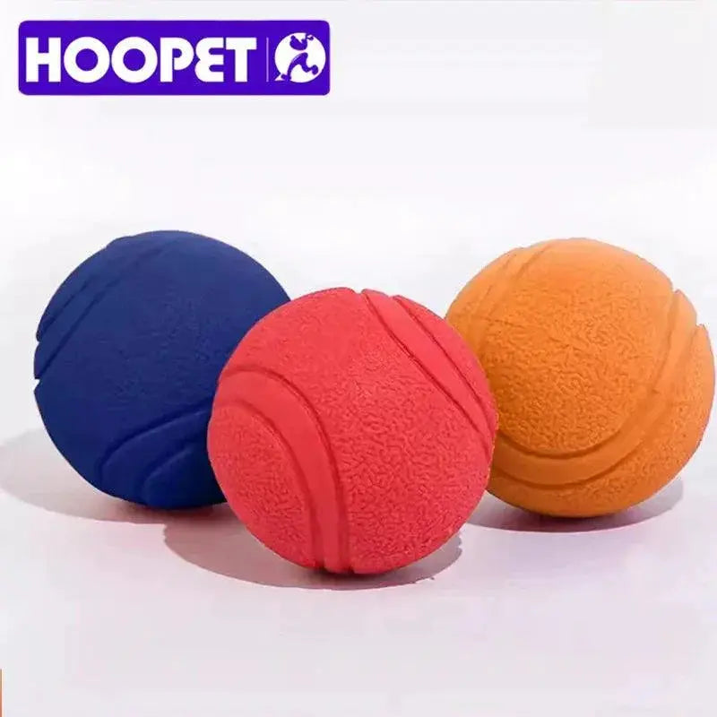Hoopet Red Rubber Dog Toy Ball for Puppies and Pitbulls