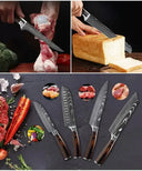 Sharp Santoku Knife Set for Home Cooks