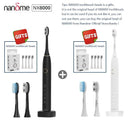Nandme NX8000 Sonic Toothbrush Ultimate Deep Clean Plaque Fighter