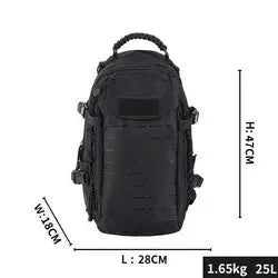 Tactical 25L Backpack For Men Women Travel Leisure Sports