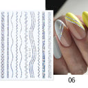 Elevate Your Style with Chic 3D Nail Art Decals Set