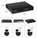 KERUI POE Security Camera System Dual Lens PTZ CCTV Camera
