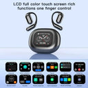 AI Language Translation Earbuds Real Time Open Ear LCD 144 Langs for Biz