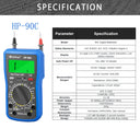 HoldPeak Digital Multimeter True RMS Auto Range Electrical Tester