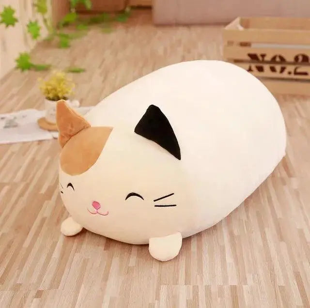 Cartoon Animal Plush Toy Set Cat Rabbit Dog Penguin Pig Frog
