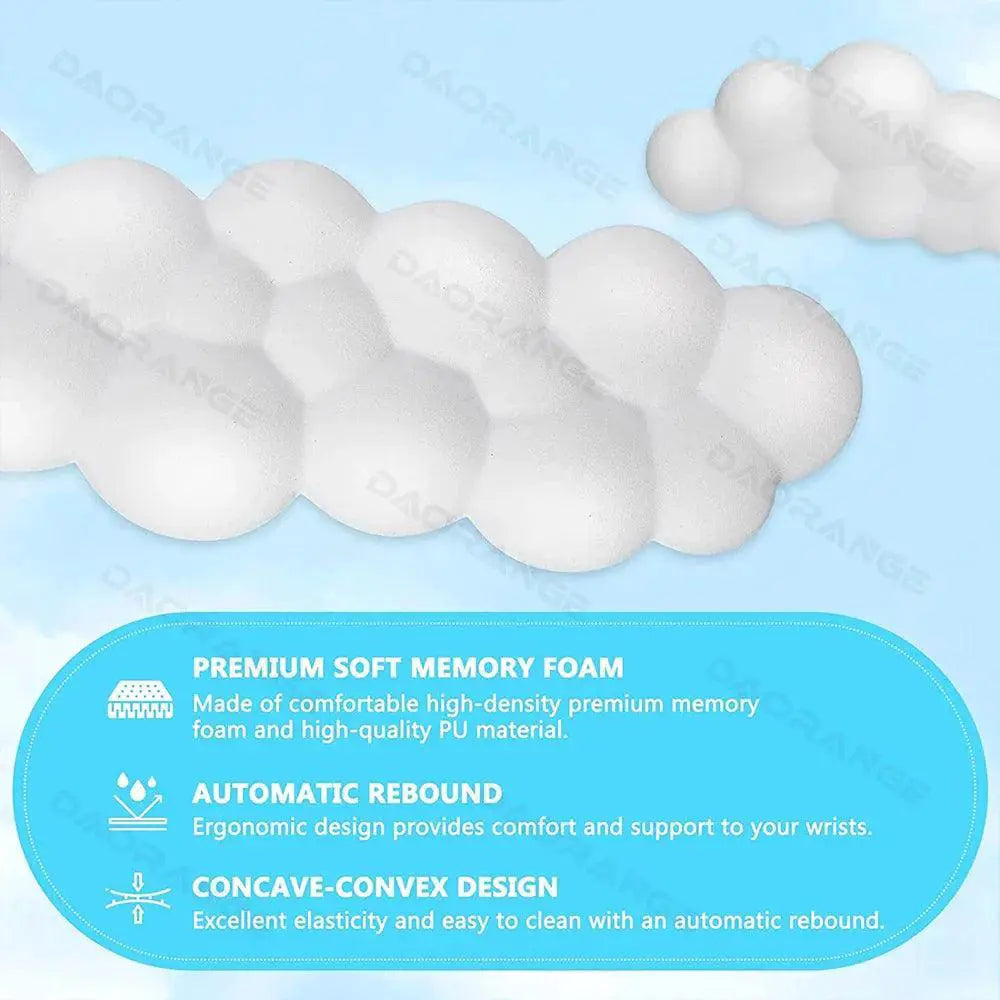 Ergonomic Memory Foam Wrist Rest Pad For Office Comfort