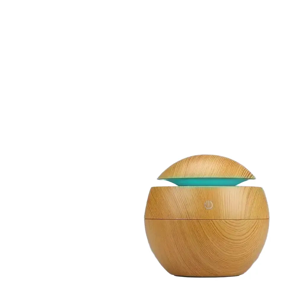 Mini Wooden Sphere Desk Humidifier — product view 1