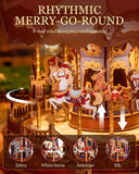 Robotime 3D Wooden Puzzle Carousel Music Box