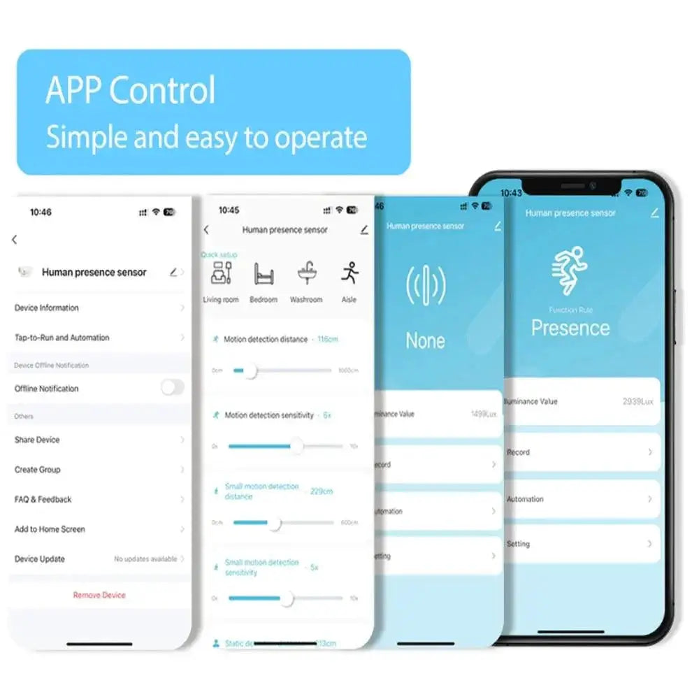 Smart Human Presence Sensor for Tuya Smart Life WiFi Zigbee