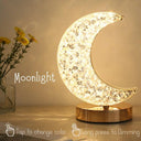 Moon Lamp: 3D LED Night Light with Touch Dimming