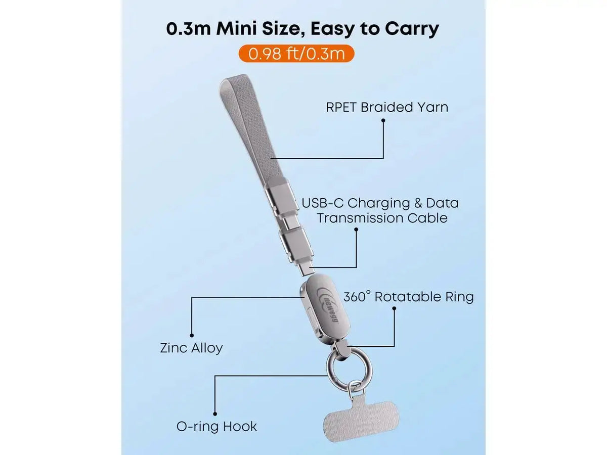 Phone Wrist & USB-C Charger Cable — product view 5