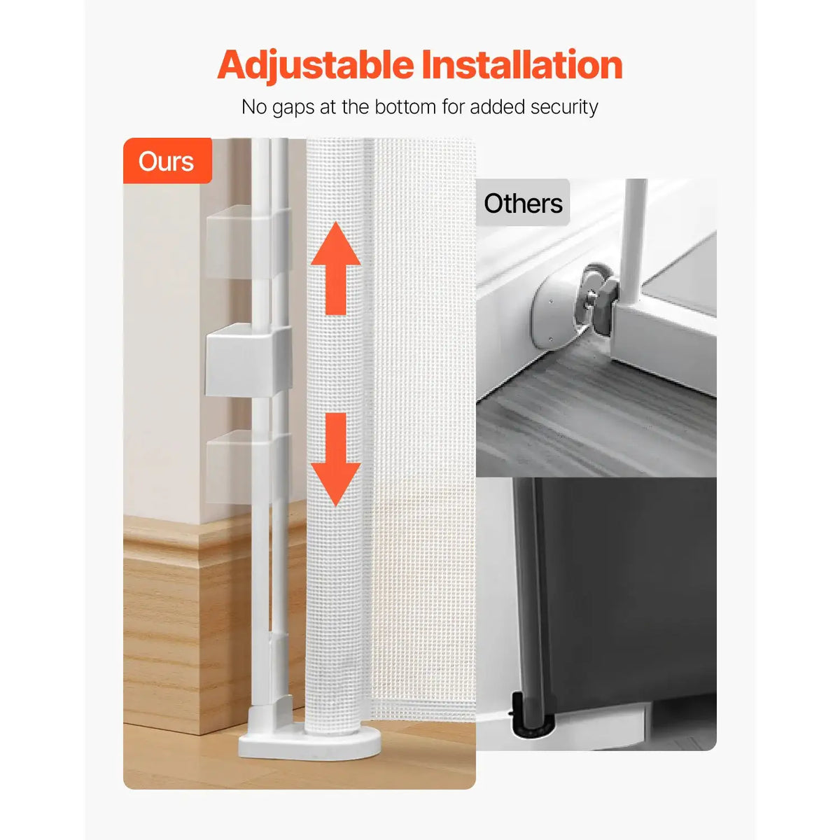 Wide Retractable Baby And Pet Gate — product view 3