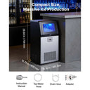 SucceBuy Commercial Ice Maker Machine Stainless Steel Ice Maker