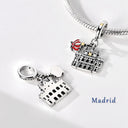 Sterling Silver Charm Paris Eiffel