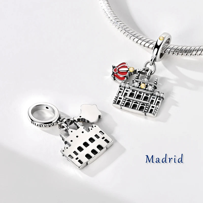 Sterling Silver Charm Paris Eiffel