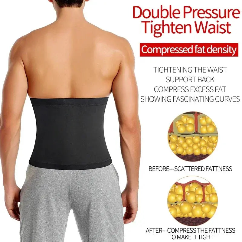 Mens Sauna Body Shaper Waist Trainer For Belly Slimming