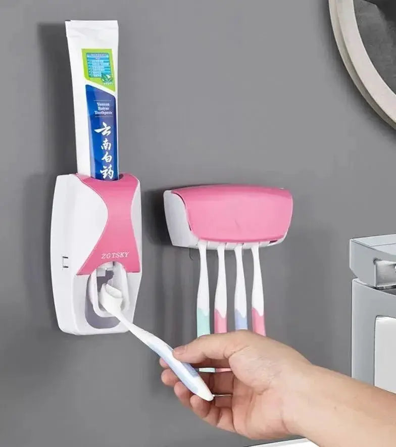 Automatic Toothpaste Dispenser Family Bathroom Organizer