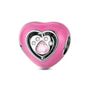 Sterling Silver Charm Beads Rose