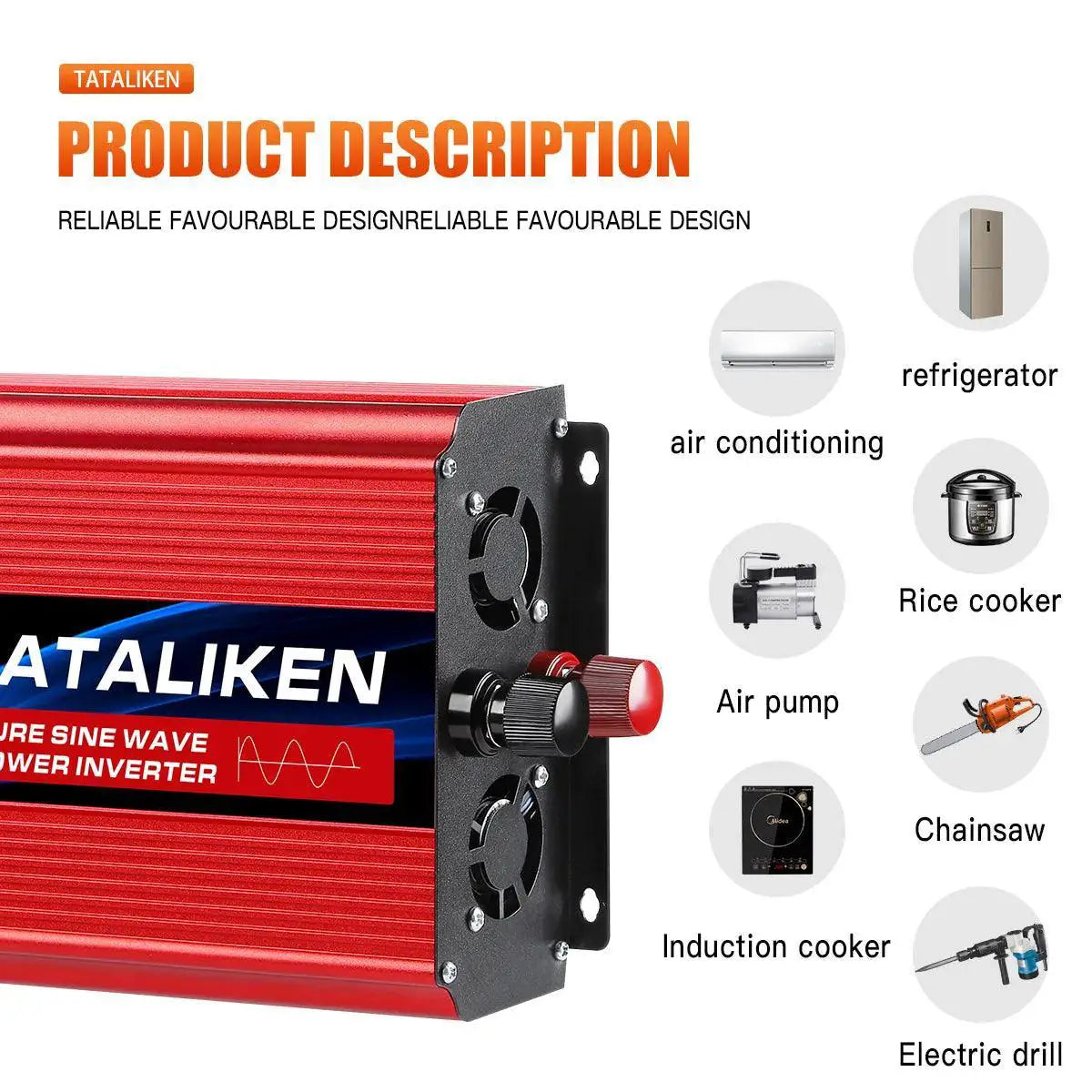 Pure Sine Wave Inverter For Cars Smooth Power Conversion