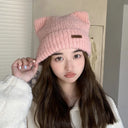 Furry Knit Winter Hat
