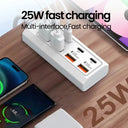 8 In 1 Usb Socket - 25W Fast Charging Hub