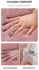 Soft Comfortable Thick Plush Floor Mat Non-slip Rug Carpet