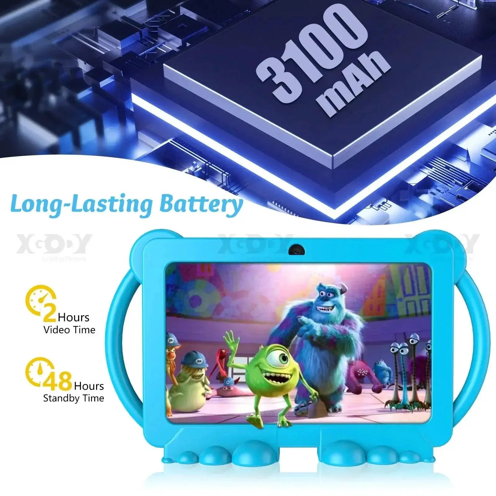 Android Tablet For Kids 7 Inch With WiFi Parental Controls