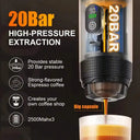 Portable Coffee Machine, Self Heating Italian Espresso Machine