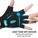 Gel-Padded Cycling Gloves for Road Rides