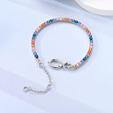 S Sterling Silver Bracelet Zirconia