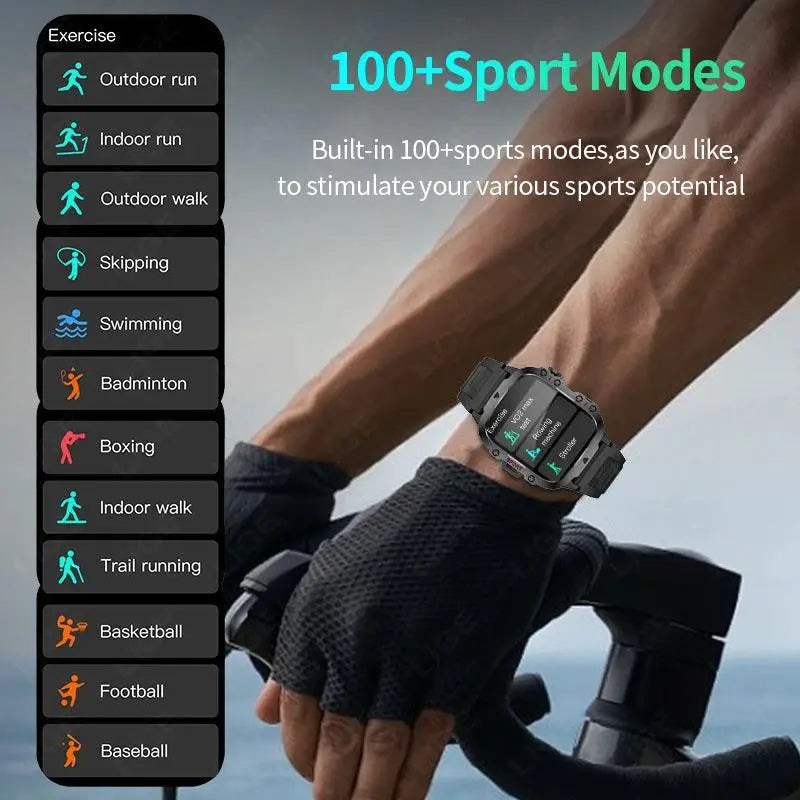 LIGE Rugged Health and Fitness Smartwatch for Active