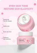 Laikou Sakura Hydrating Cream Moisturizer Whitening Nourishing Oil Control Gel