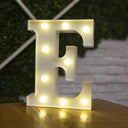 Battery-Operated LED Alphabet Lights for Home and Party Decor
