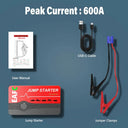 Powerful 2000A Jump Starter for 12V Cars Petrol and Diesel Portable Charger