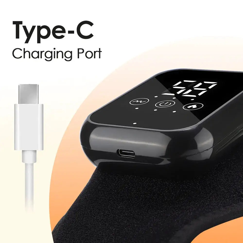 Portable Heated Ankle Massager USB Charging Vibration Massage Machine for Ankle Fatigue Recovery