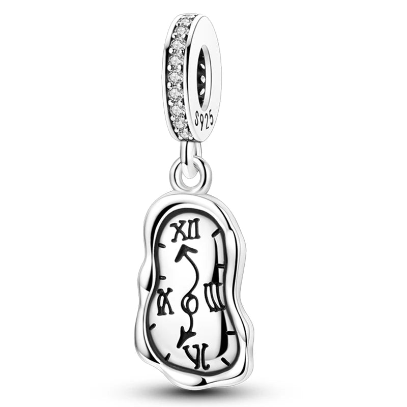Charm Beads Sterling Silver Color