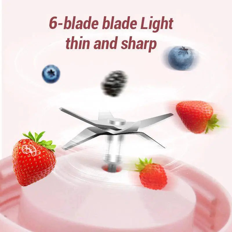 Portable Blender Bottle 500ML Fruit Juicer Travel Squeezer