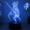 Genshin Lamp: 3D Character Light of Zhongli, Raiden, Xiao & Klee