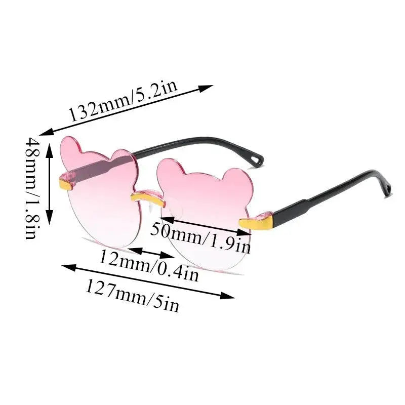 Bear Shaped UV400 Kids Sunglasses For Outdoor Fun Gear