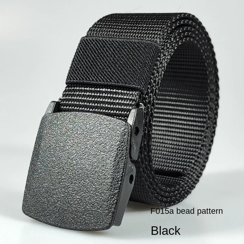 White Automatic Buckle Nylon Army