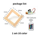 Touch Sensor Remote Control Moon Lamp - 16 Color LED Night Light